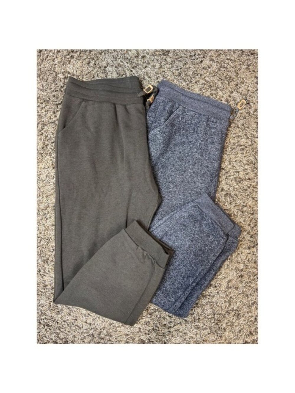 Tentree Bamone Sweatpants Bundle Mens XL Olive Green Grey Marl Joggers Lotx2
